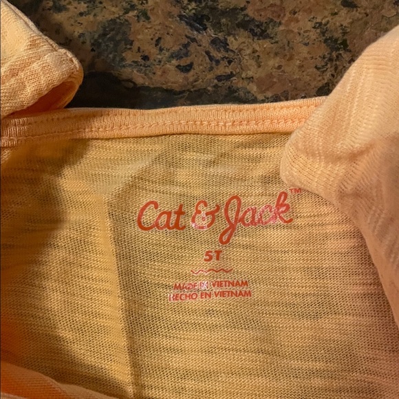 Cat & Jack Sunny Yellow Casual Dress - Picture 2 of 4